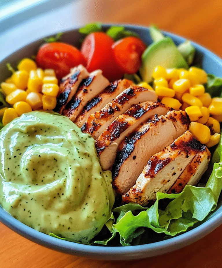 Spicy Grilled Chicken with Avocado Salad & Garlic Rice