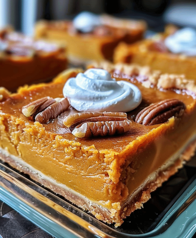 Sweet Potato Pie Bars