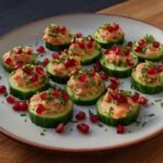 Crispy agurkskiver med laks