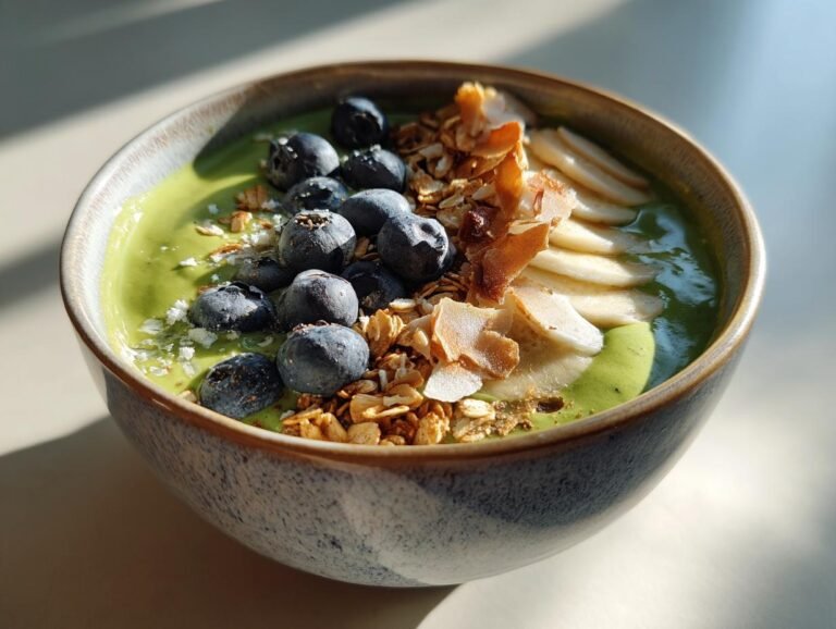 Grønn smoothie bowl