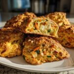 Grove scones med grønnsaker