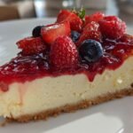 Ostekake med gelélokk