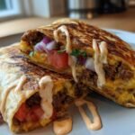 crispy taco-wraps med ost og chilimayo