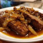 langtidskokt høyrygg i saus