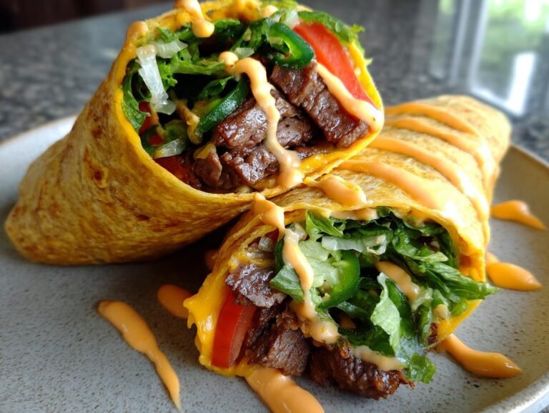 loaded wraps med biff