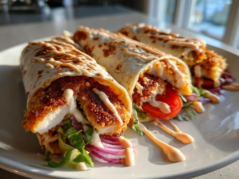 parmesan wraps med kylling