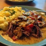 høyrygg i kremet saus