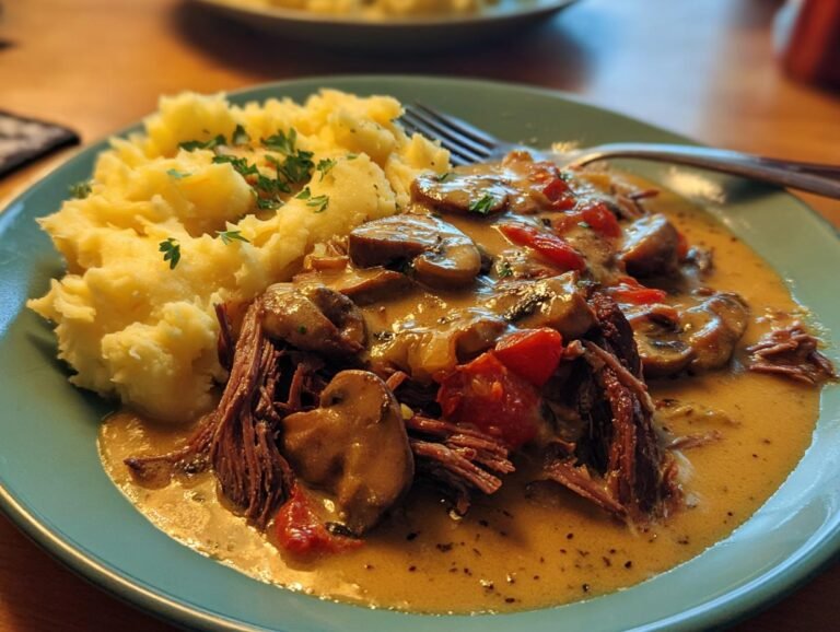 høyrygg i kremet saus