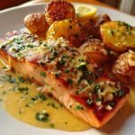 kremet laks med parmesan